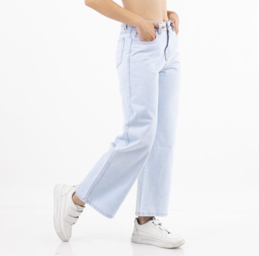 Pantalon jean's palazo hielo