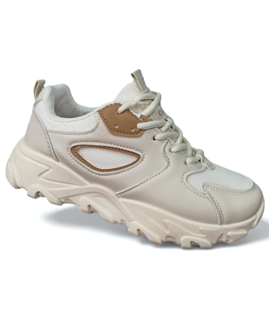 ZAPATILLAS DE DAMA CACY KAKI M5-1591