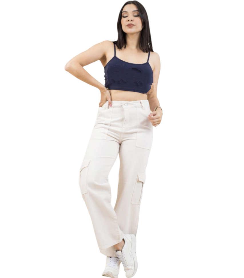 Pantalon jean's carpintero perla
