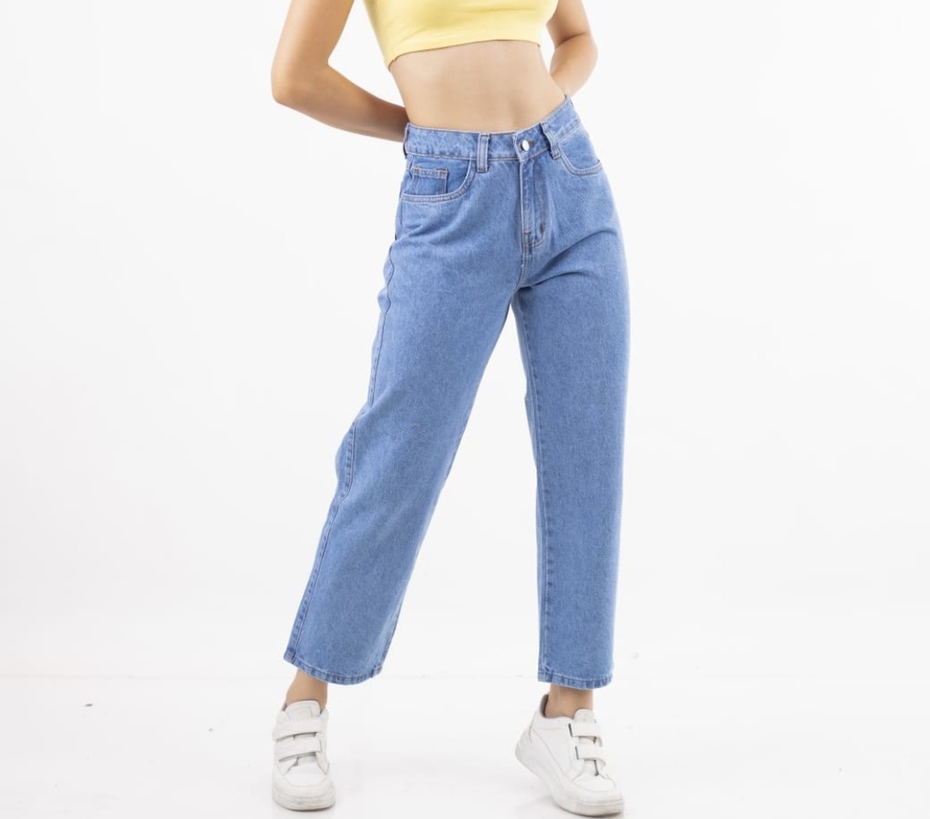 PANTALON JEAN'S BAGGY CELESTE  